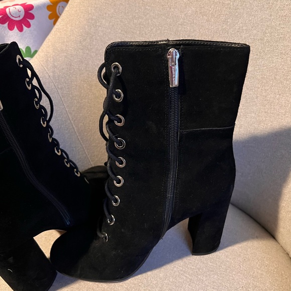 Vince Camuto Lace Up Booties - Picture 3 of 6